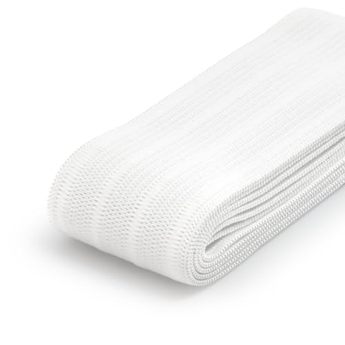 Dritz Sport Knit Elastic 1-1/4 Inch, White - Soft & Flexible