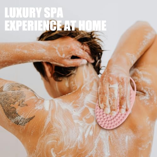 VASHOP Silicone Body Scrubber & Exfoliating Shower Bath Brush