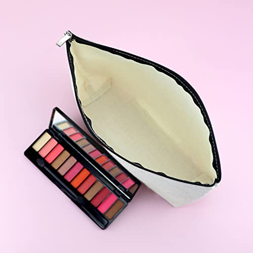 Hairstylist Makeup Bag Cotton Linen Cosmetic Pouch Gift