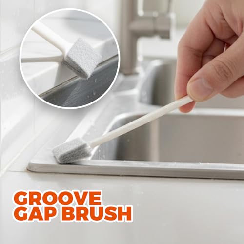 6-Pack Heavy Duty Dish Brush Set with Non-Scratch Bristles