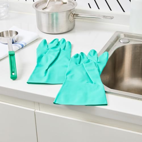 XXL Nitrile Cleaning Gloves - Heavy-Duty, Chemical-Tolerant, Long Cuff
