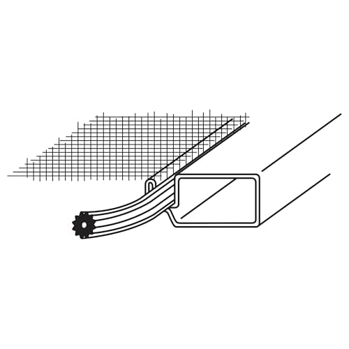 Black Screen Retainer Spline - 0.14" x 25 ft Roll - Vinyl