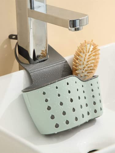Vanvene Kitchen Sink Shelf with Suction Cup - Double Decker Organizer