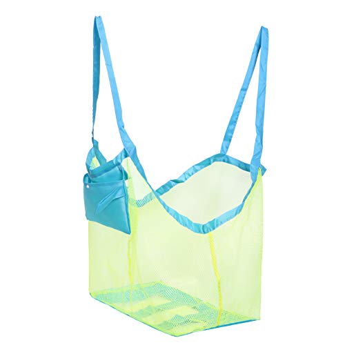 Meejaa Mesh Beach Bag - Large Foldable Toy Storage Tote for Kids
