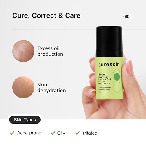 Cureskin Sebum Control Hydra Gel for Oily Skin 17g