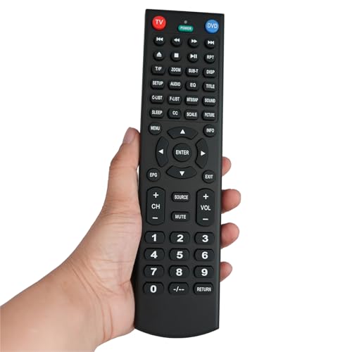 Replacement Remote Control for Jensen TV - Pre-Programmed Smart TV Controller