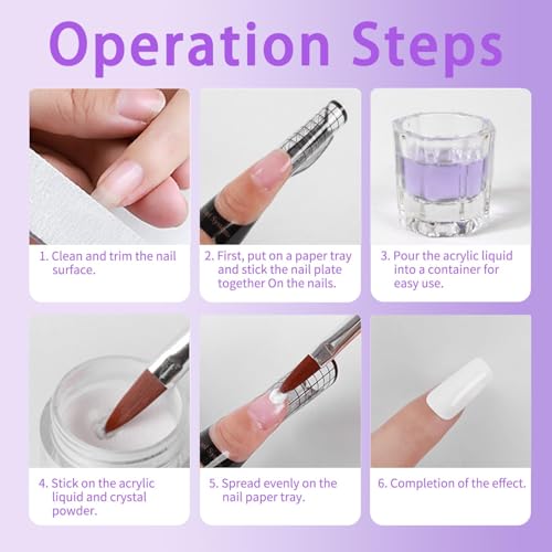 Gadcrystal Acrylic Nail Liquid Monomer 40ml for Nail Extension DIY