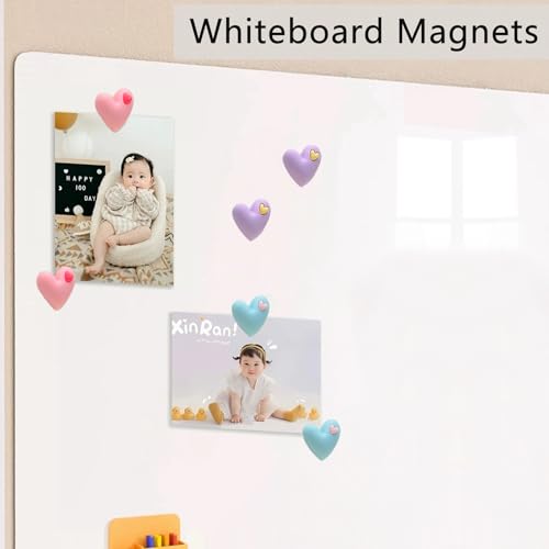 Colorful Heart-Shaped Refrigerator Magnets Set - 20PCS