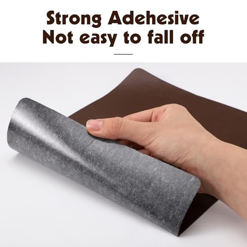 Self-Adhesive Leather Repair Patches - 4pcs, 8x11 Inch Brown