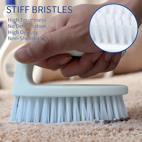 CELOX Heavy Duty Carpet Cleaning Brush - 2 Pack with Handle