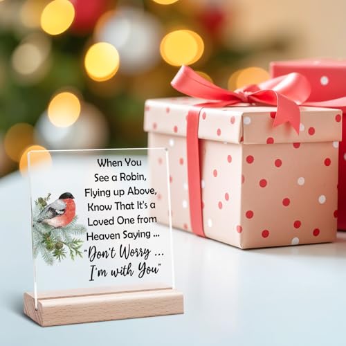 Memorial Acrylic Desk Sign – Sympathy Gift for Loss of Loved One