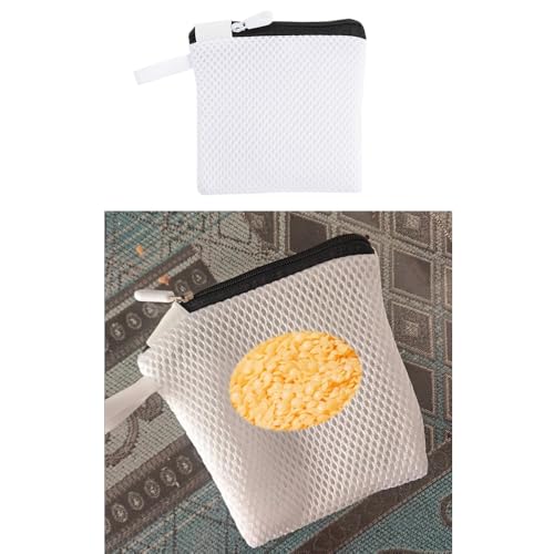 NentMent 2 Pack Laundry Scent Bead Bags with Zipper - In-Wash Fragrance & Crystal Boosters