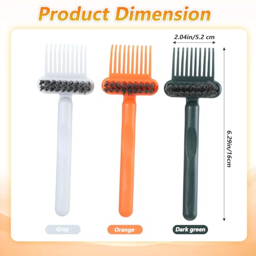 Gjinxi 2-in-1 Hair Brush Cleaning Tool 3-Pack Comb Cleaner