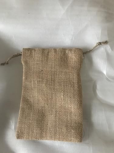 Patriotic Jute Burlap Drawstring Bag - Versatile Gift Pouch