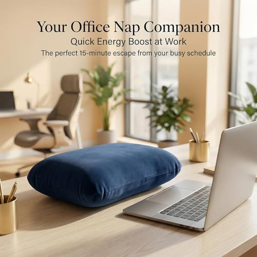 RAINFLOW Memory Foam Travel Pillow - Ergonomic Neck Support for Comfort