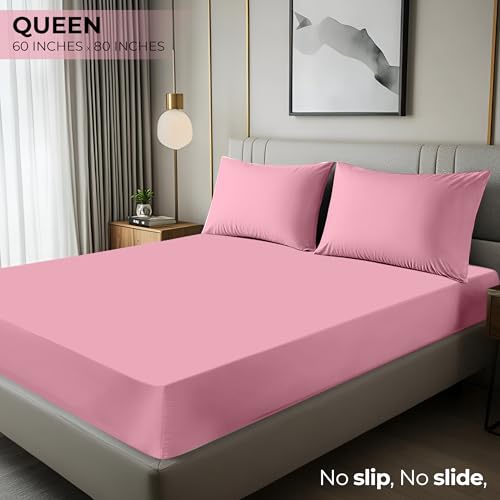 Pink Queen Fitted Sheet - Ultra Soft, 15 Inch Deep Pocket