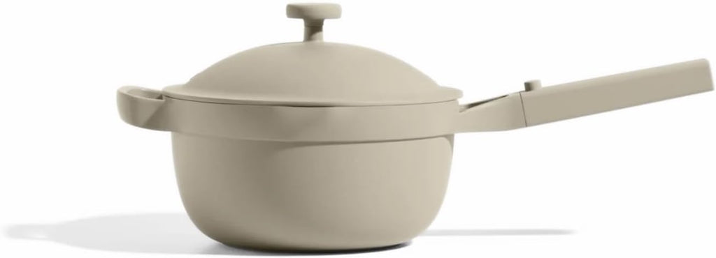 Our Place Mini Perfect Pot - 2.5 Qt Ceramic Cookware with Lid & Spatula | Patented 8-in-1, PFAS-Free, Induction & Oven-Safe up to 450°F