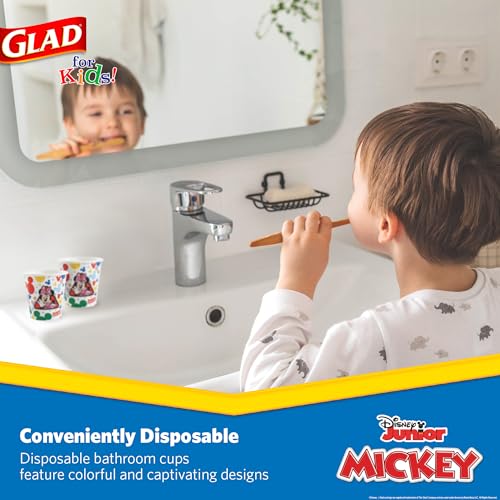 Disney Mickey and Friends Disposable Mini Paper Cups - 20 Count, 3 Oz