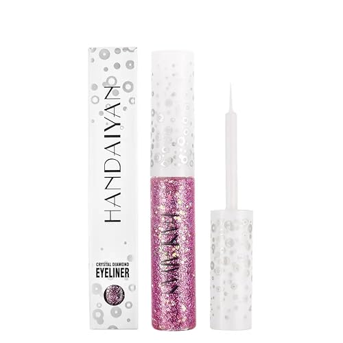 R.Y.M Liquid Glitter Eyeliner Silver Metallic Shimmer Eyeshadow Makeup