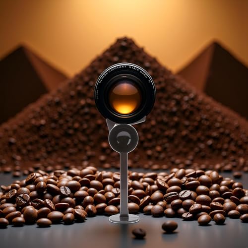 2-in-1 Coffee Scoop and Tamper Gray Measuring Spoon for Espresso