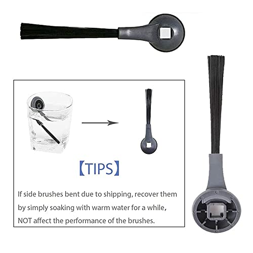 Sionlan 10 Pack Side Brushes Replacement for Shark Robot IQ & RV Series Vacuum Cleaners