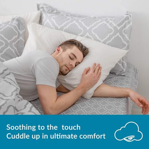 Mattress-Homes Queen Pillowcases Set of 4, Breathable Cotton Bed Covers
