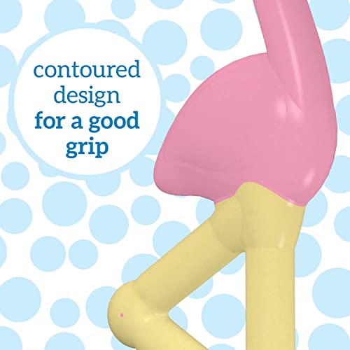 Dr. Brown's Toddler Toothbrush - Flamingo Soft Bristles, 1-4 Years