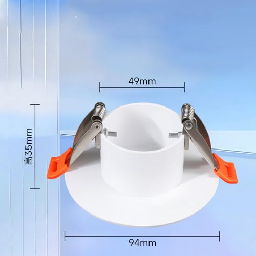 95mm Wall Hole Cover with Self-Locking Clips for Mini Split Systems