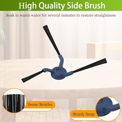 6 Pcs Side Brush Replacement for eufy X10 Pro Robot Vacuum