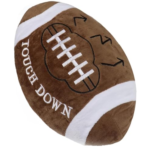GiftExpress 12-Inch Plush Football Throw Pillow - Soft Stuffed Sports Toy