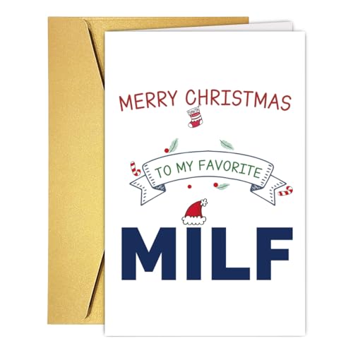 Funny Christmas Card for Mom - Premium Holiday Greeting Card
