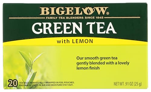 Bigelow Green Tea with Lemon - Caffeinated 20 Count Bags