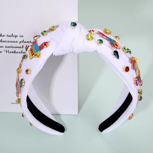 Mexican Fiesta Rhinestone Headband for Women Cinco De Mayo Hair Accessories