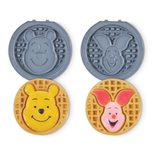 Dash MultiMaker Mini Waffle Plate Set - Winnie the Pooh & Piglet, 2-Pack