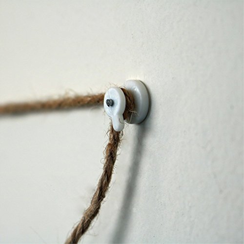 50pcs Mini Non-Mark Picture Frame Wall Hooks - White