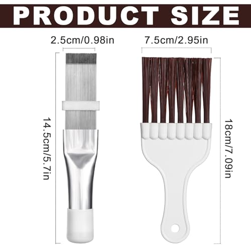 PEUTIER Air Conditioner Fin Comb and Condenser Cleaning Brush Tool Set