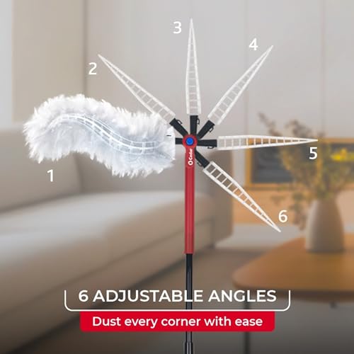 O-Cedar Heavy Duty Dusting Kit with 15 Refills & Extendable Handle — Traps 3X More Dust