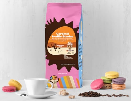 Crazy Cups Caramel Truffle Sundae Ground Coffee, 10oz (Pack of 2)