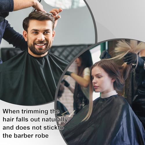 Professional Hair Cutting Cape with Adjustable Snap Closure and Waterproof Design