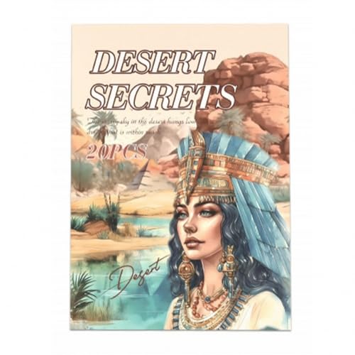 Desert Secrets Egypt Sticker Book | 20 Premium Washi Stickers