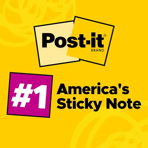 Post-it Notes Poptimistic Collection, 3x3 Inch, 3 Pads