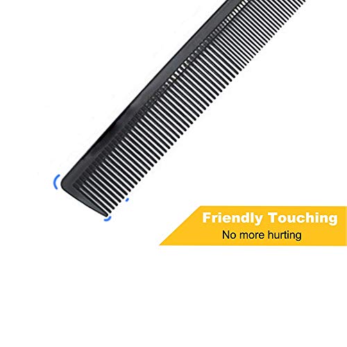 Avenoir Carbon Fiber Cutting Comb 3-Pack - Heat Resistant & Anti-Static