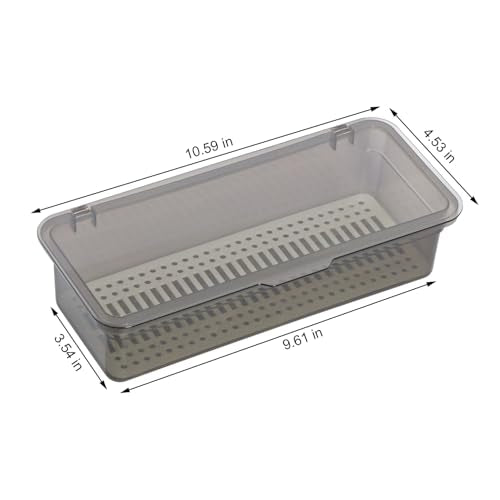 Stackable Clear Storage Drawers for Makeup & Beauty Supplies