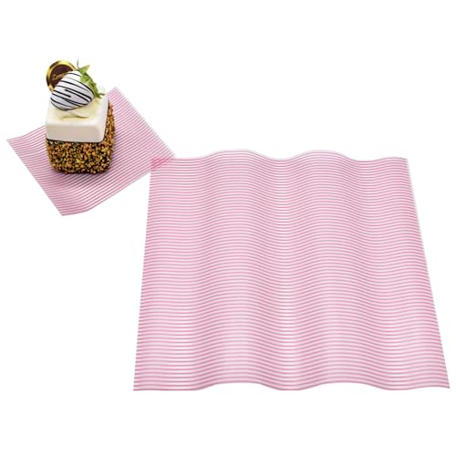 Greaseproof Wax Paper for Food Wrapping - 50 Sheets, Pink Pattern