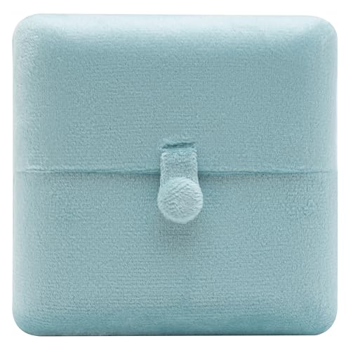 Sage Green Velvet Necklace Pendant Jewelry Box - Gift Storage Case