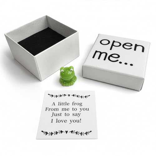 Green Frog Mini Keepsake Gift Box – I Love You Surprise