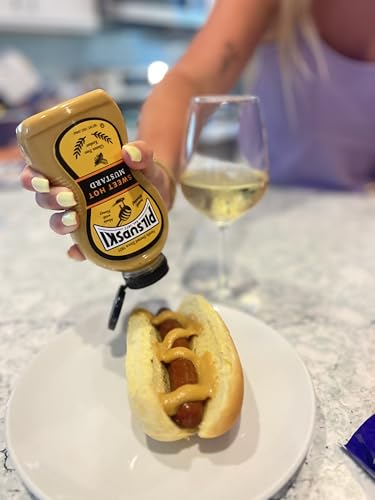Pilsudski Sweet Hot Mustard with Honey - 12oz Squeeze Bottle