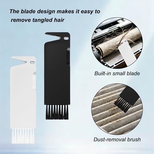 Eiodoni 4-Pack Vacuum Brush Set for Robotic Cleaners – Deep Hair & Dust Removal