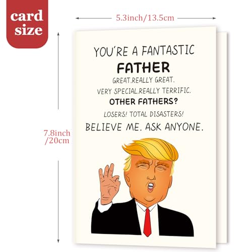 Funny Greeting Card for Dad - Humorous Gift for Men