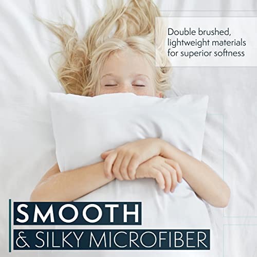 HC Collection King Pillowcases – Soft Brushed Microfiber, Set of 2, Sage